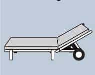 Rollliege ca. 200x60x8cm (+150.00CHF)